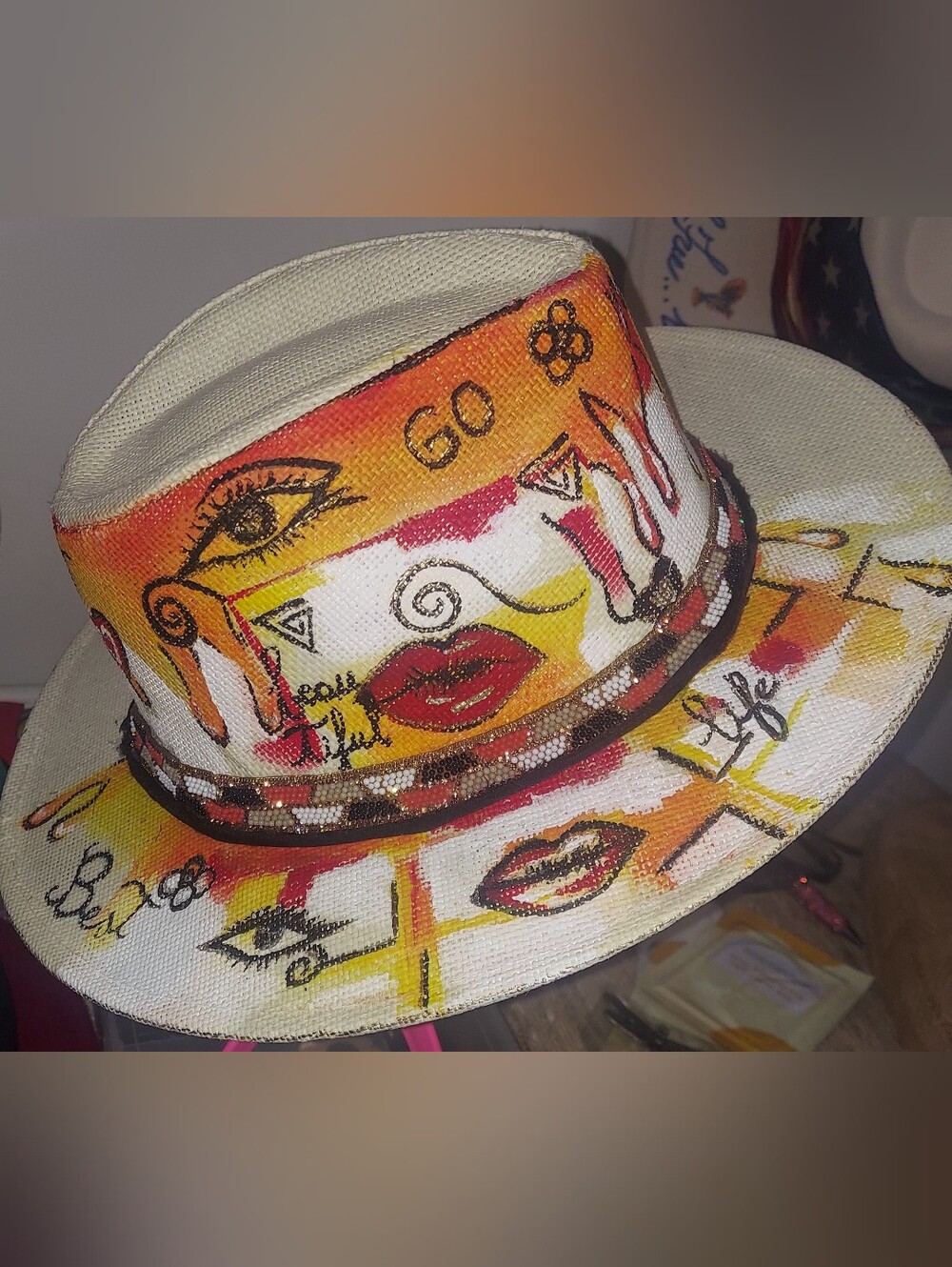 Handcrafted Straw Fedora